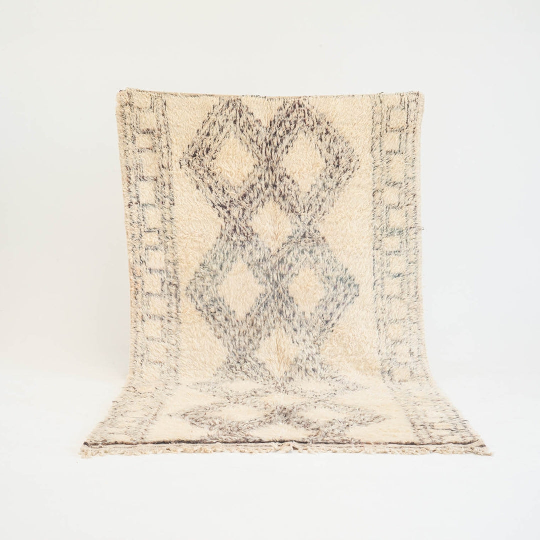 Marokkansk vintage tæppe - håndvævet i uld - Amal tæppet