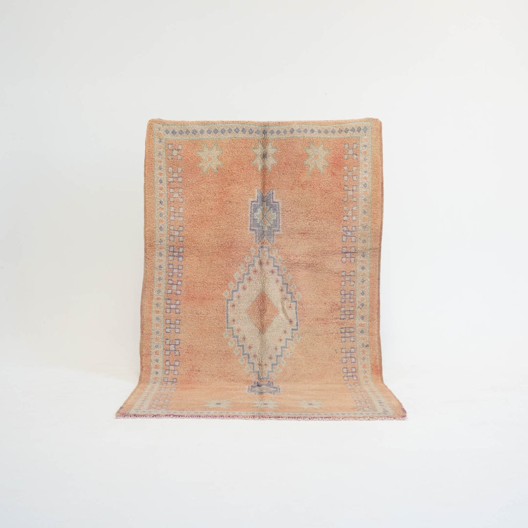 Marokkansk vintage tæppe - håndvævet i uld - Anisa tæppet