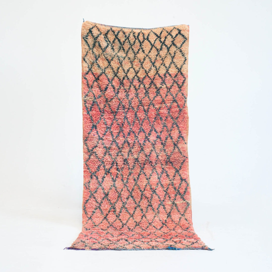 Marokkansk vintage tæppe - håndvævet i uld - Anouar tæppet