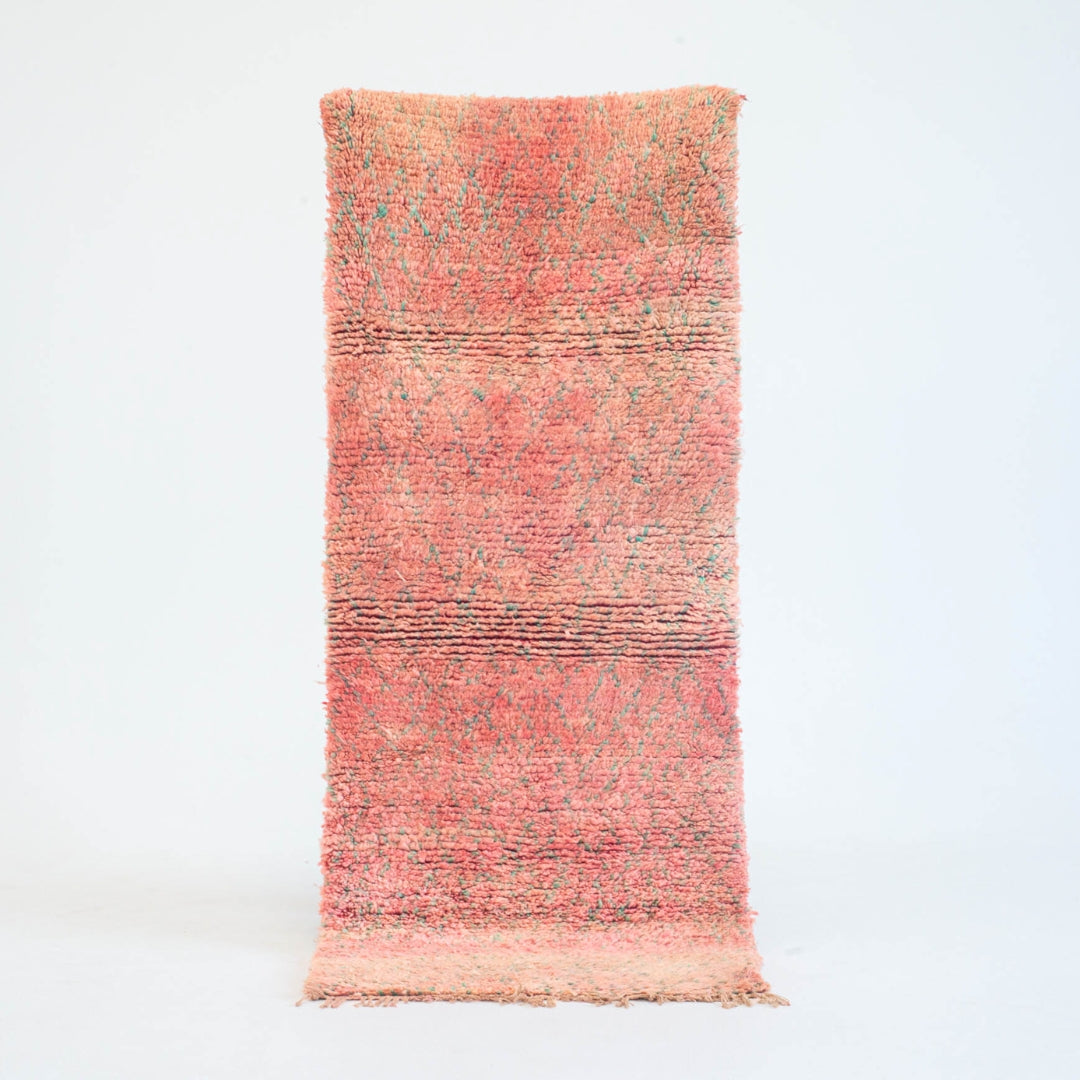 Marokkansk vintage tæppe - håndvævet i uld - Asmae tæppet