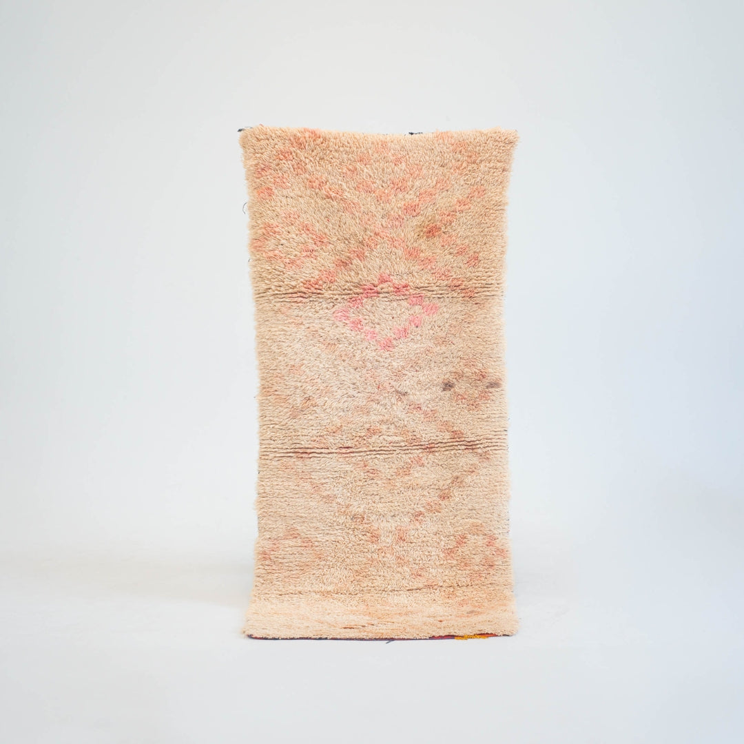 Marokkansk vintage tæppe - håndvævet i uld - Bahia tæppet