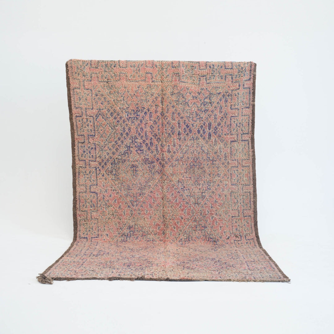 Marokkansk vintage tæppe - håndvævet i uld - Maha tæppet