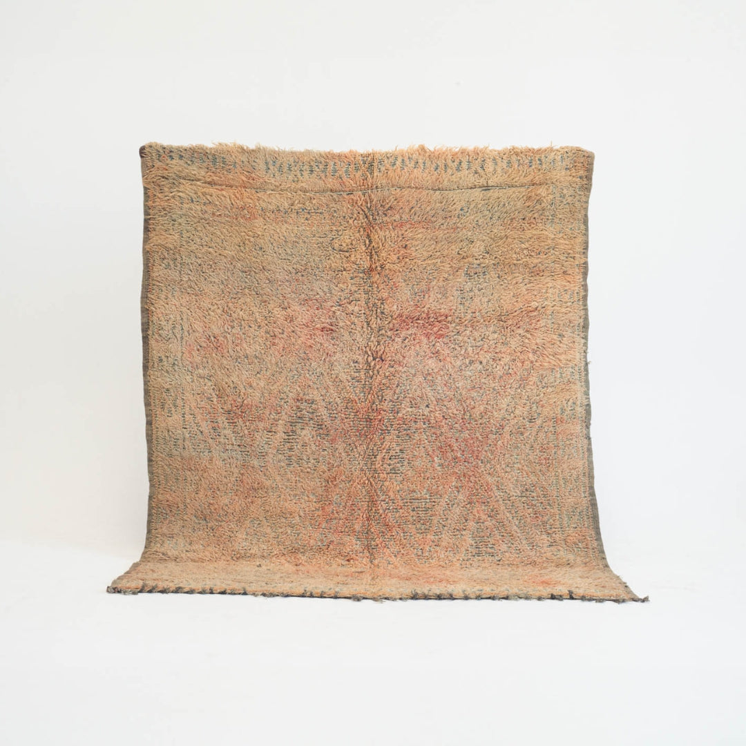 Marokkansk vintage tæppe - håndvævet i uld - Safia tæppet