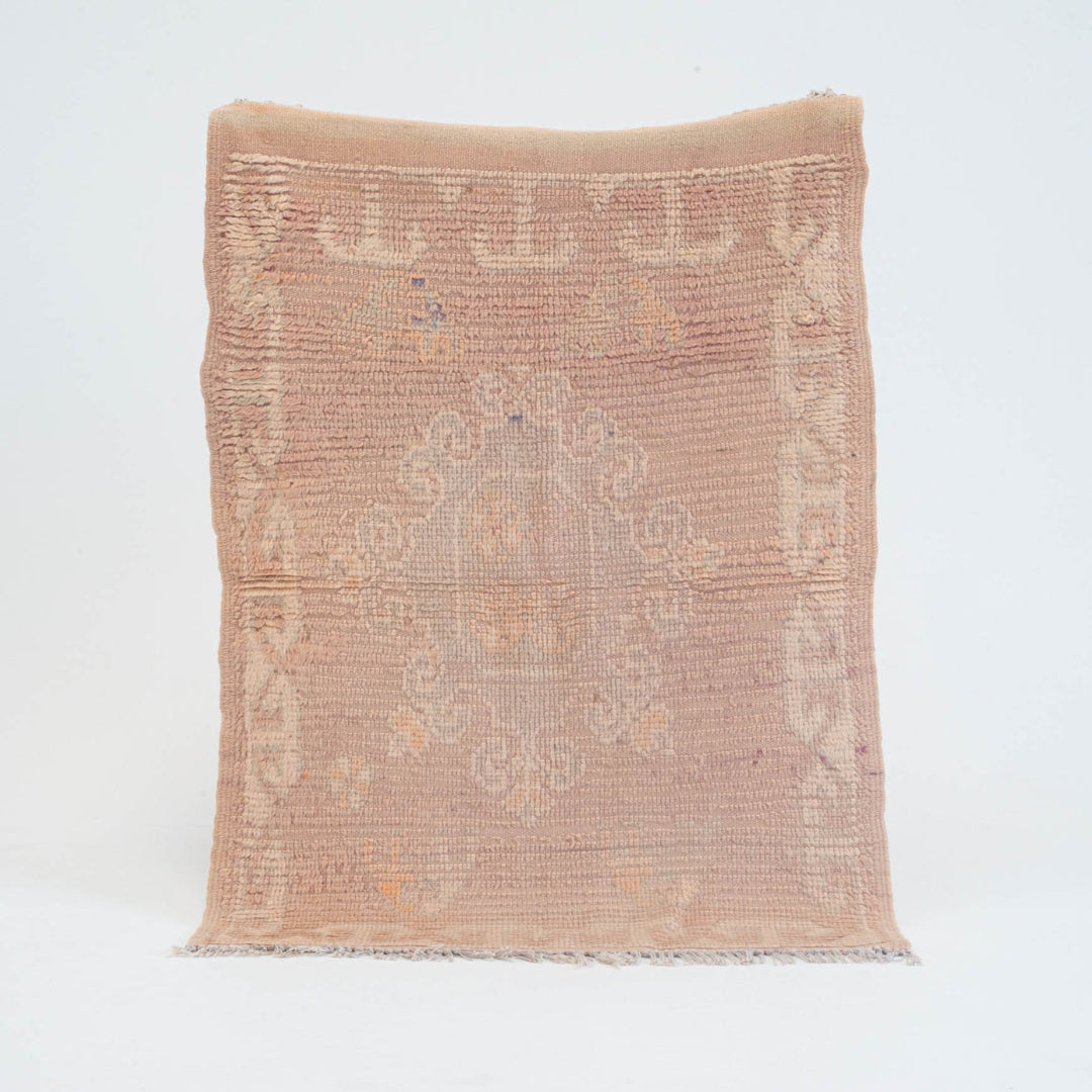 Marokkansk vintage tæppe - håndvævet i uld - Samira